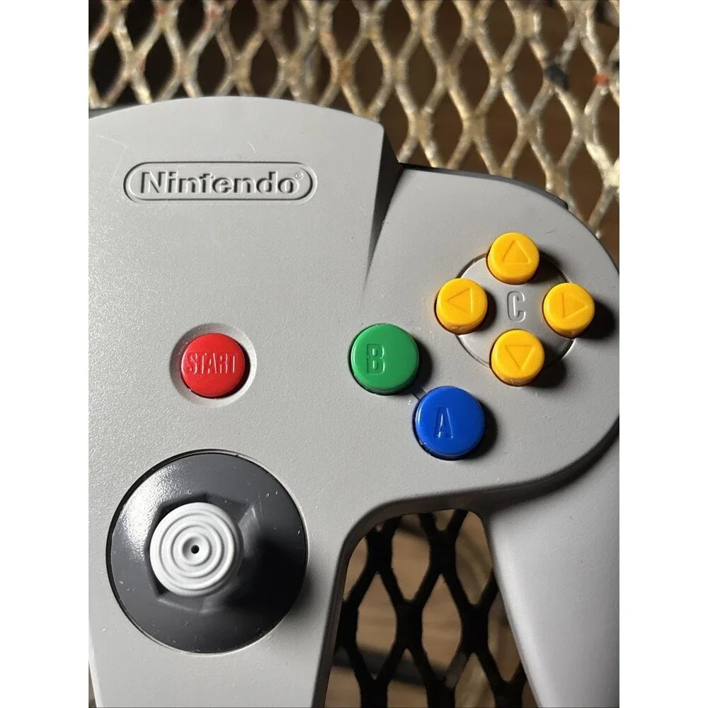 Nintendo 64 N64 Controller OEM Original Gray Tight Stick